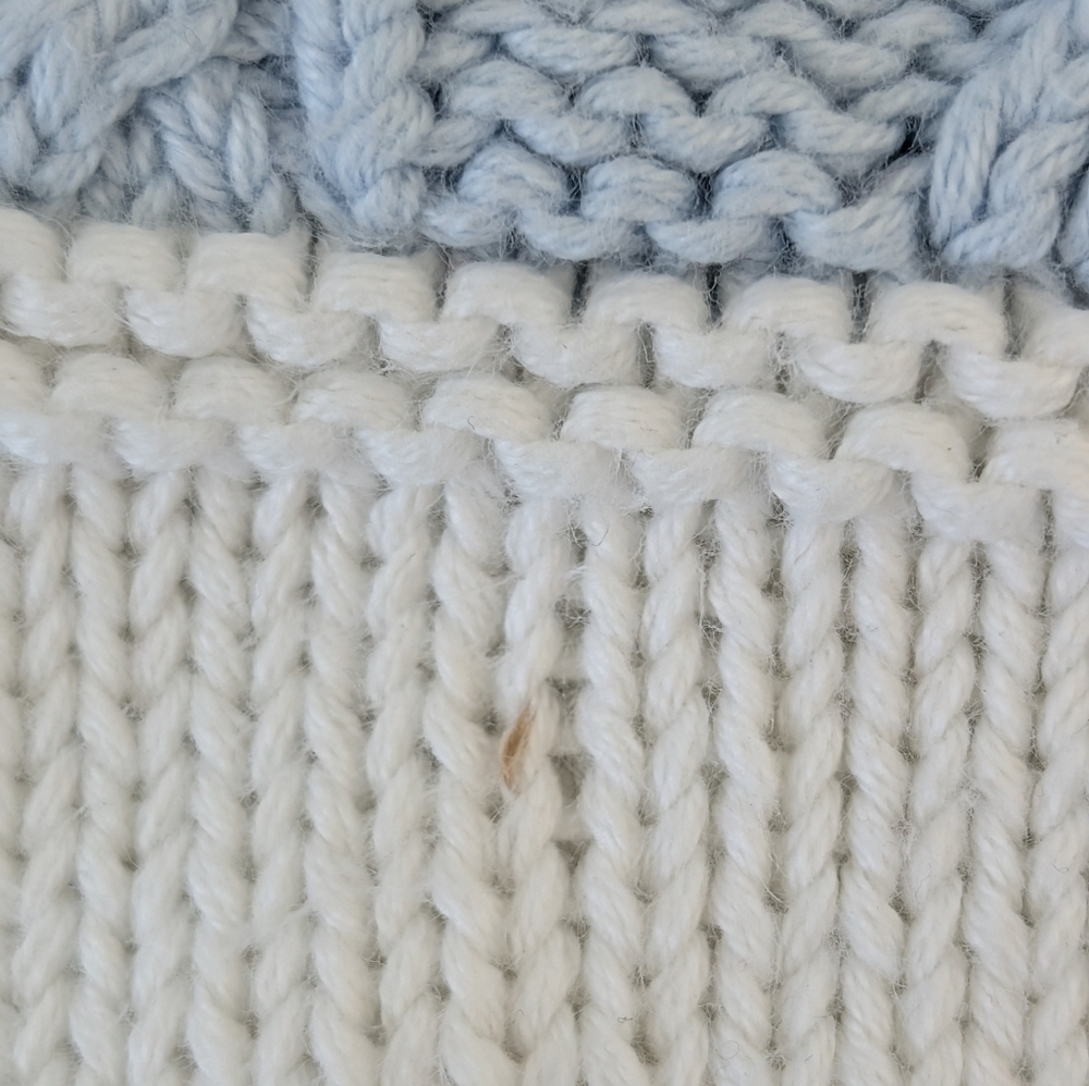 Hanna Andersson Roll Neck Cableknit Sweater Animals Knit Size 6-12 Months 70 - Picture 8 of 15